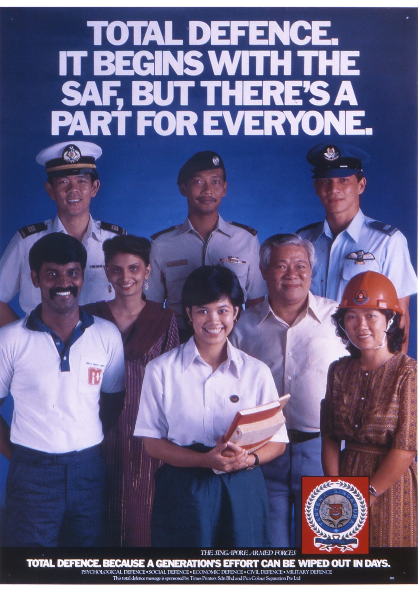 1984 Total Defence poster